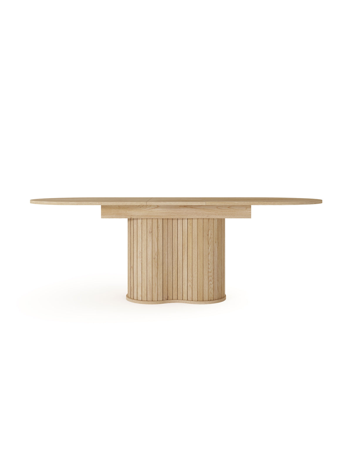 Masă extensibilă Luvio 180-220x90 cm culoare stejar cremona cu față rigată