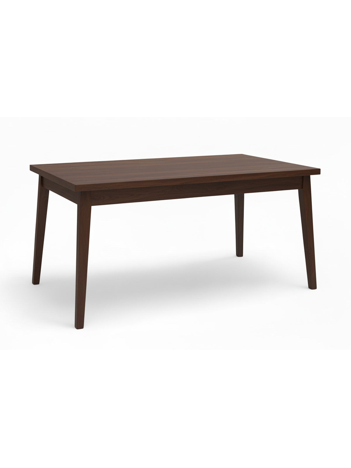 Masă extensibilă Paris 140-180x80 cm maro cu picioare din lemn