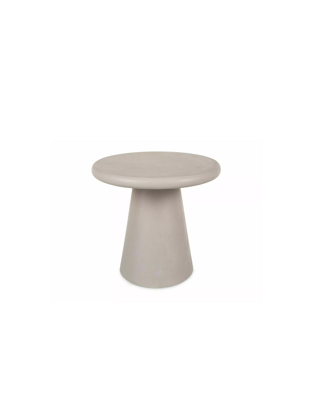 Masă de cafea rotundă Clav 45 cm gri deschis, design modern