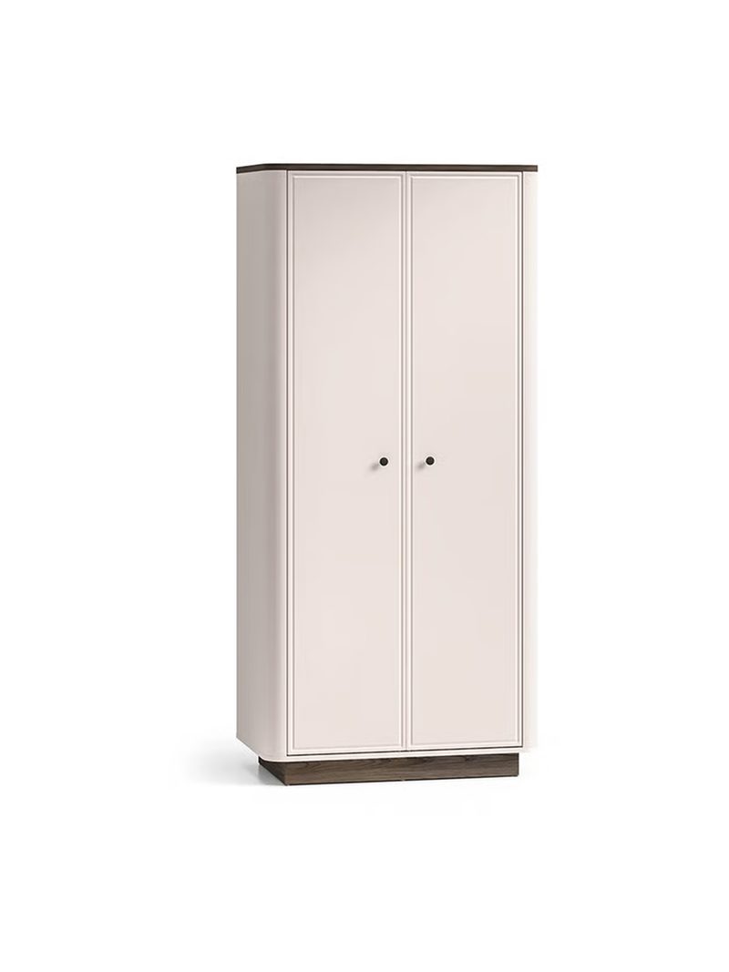 Dulap deschis Amberto 92 cm casmir cu bază stejar windmill dark, vedere față