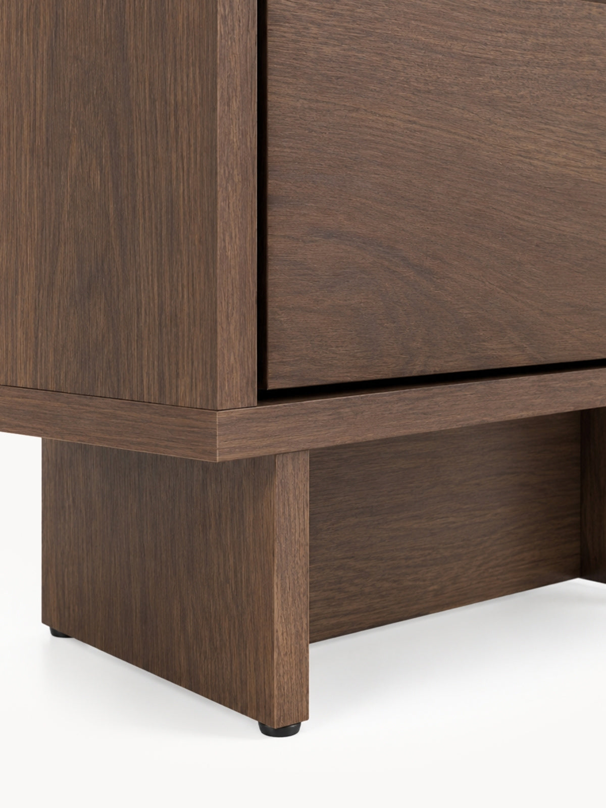 Szafka noapte Zolia 40 cm z szuflada na cokole - nuc elegant