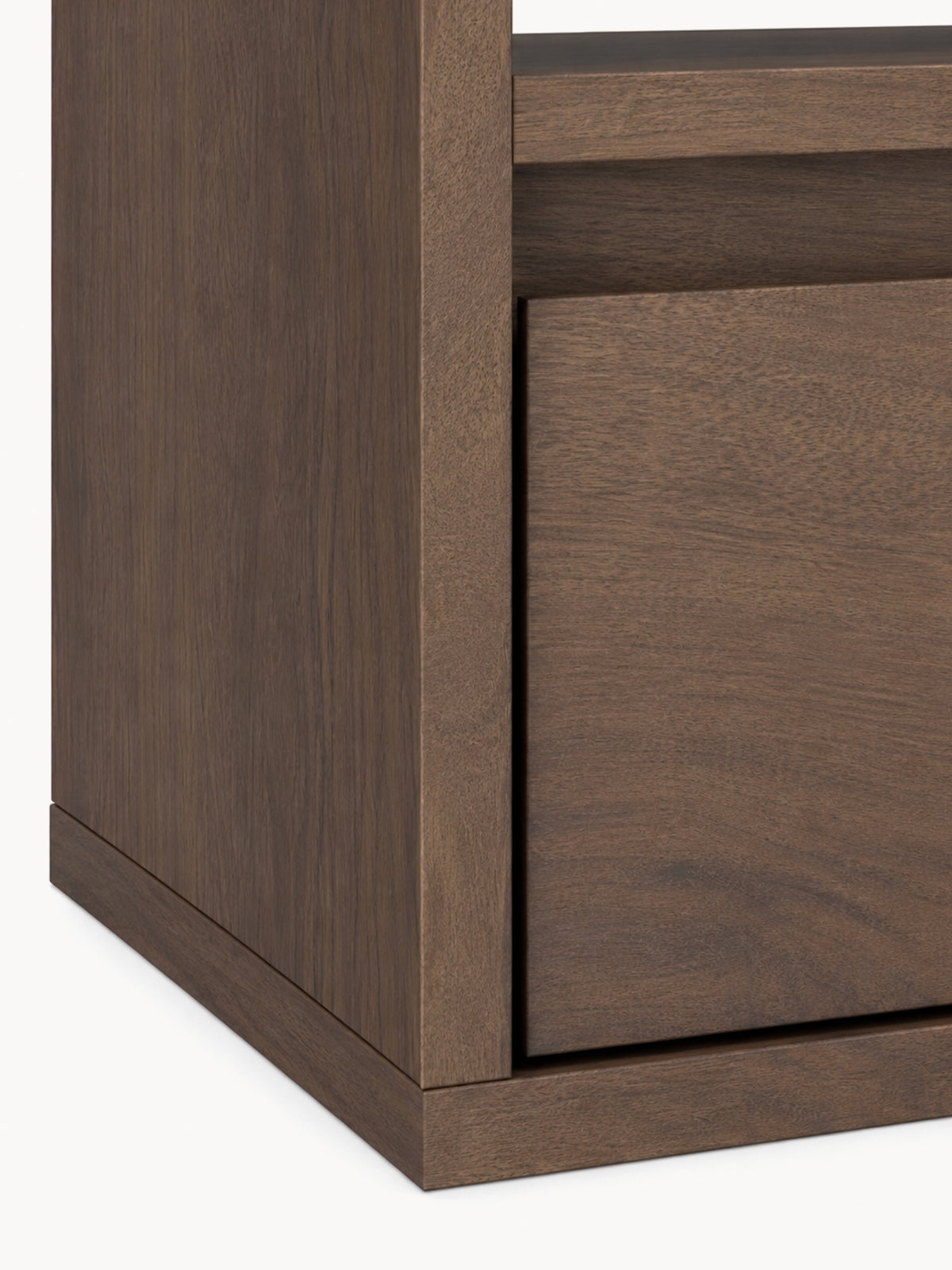 Szafka noapte Zolia 40 cm z szuflada suspendată - nuc elegant