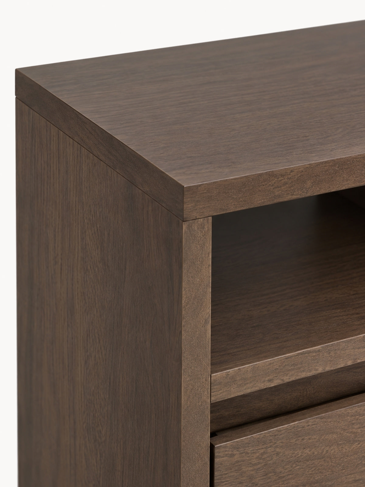 Szafka noapte Zolia 40 cm z szuflada suspendată - nuc elegant