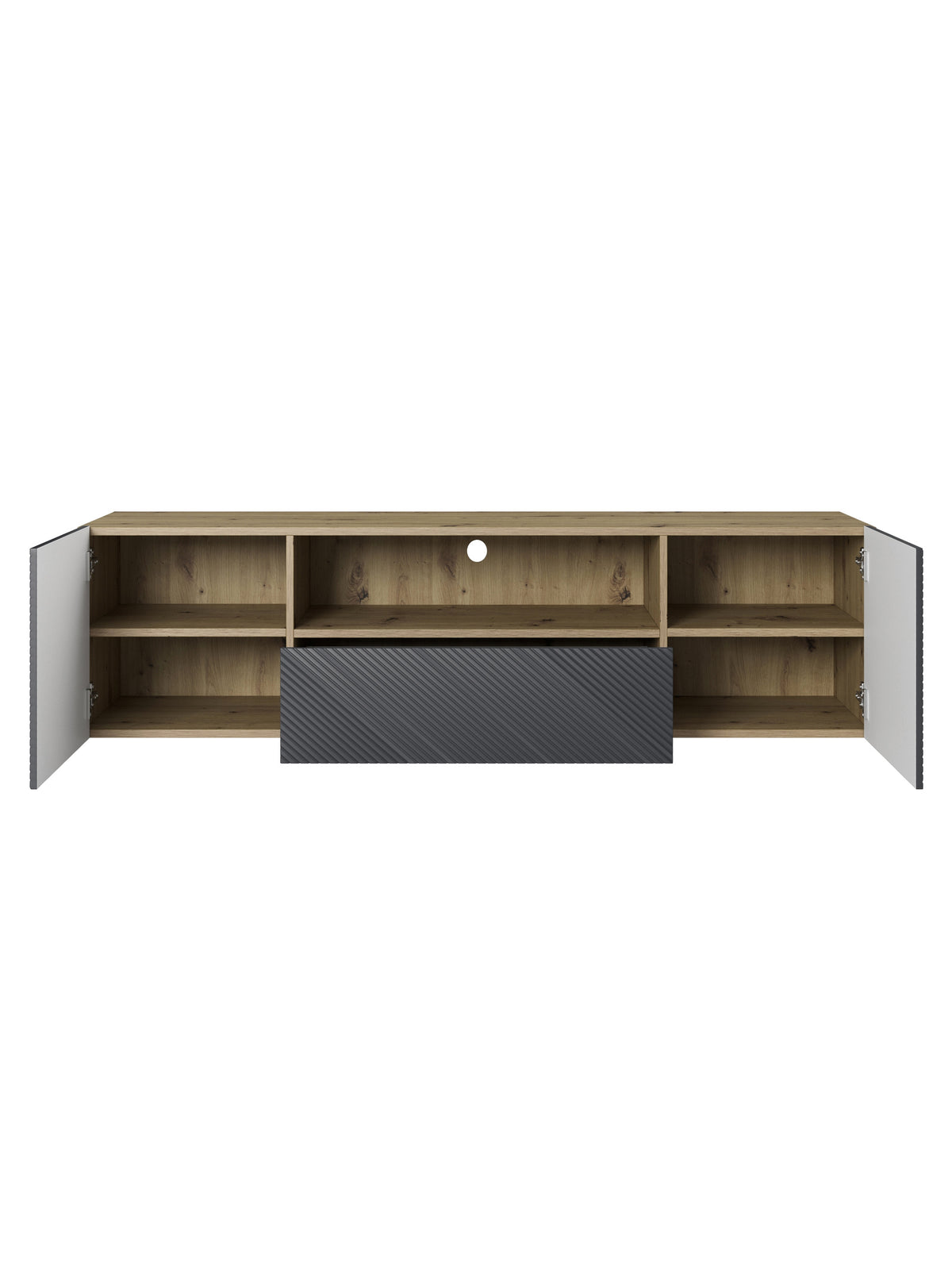 Dulap TV Asha 167 cm suspendată cu sertar i wneka - artisan / rivier stone mat