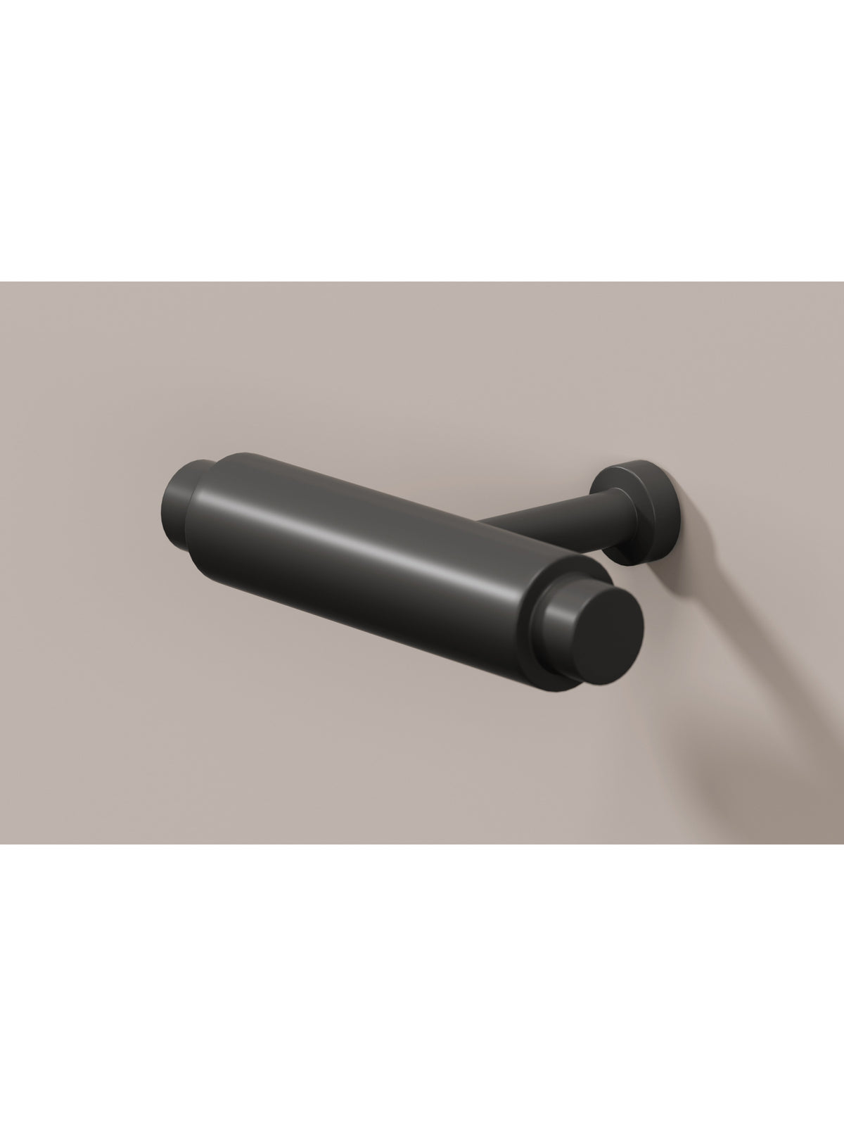 Mâner metalic negru T-bar pentru dulap RTV Lorini kasmir