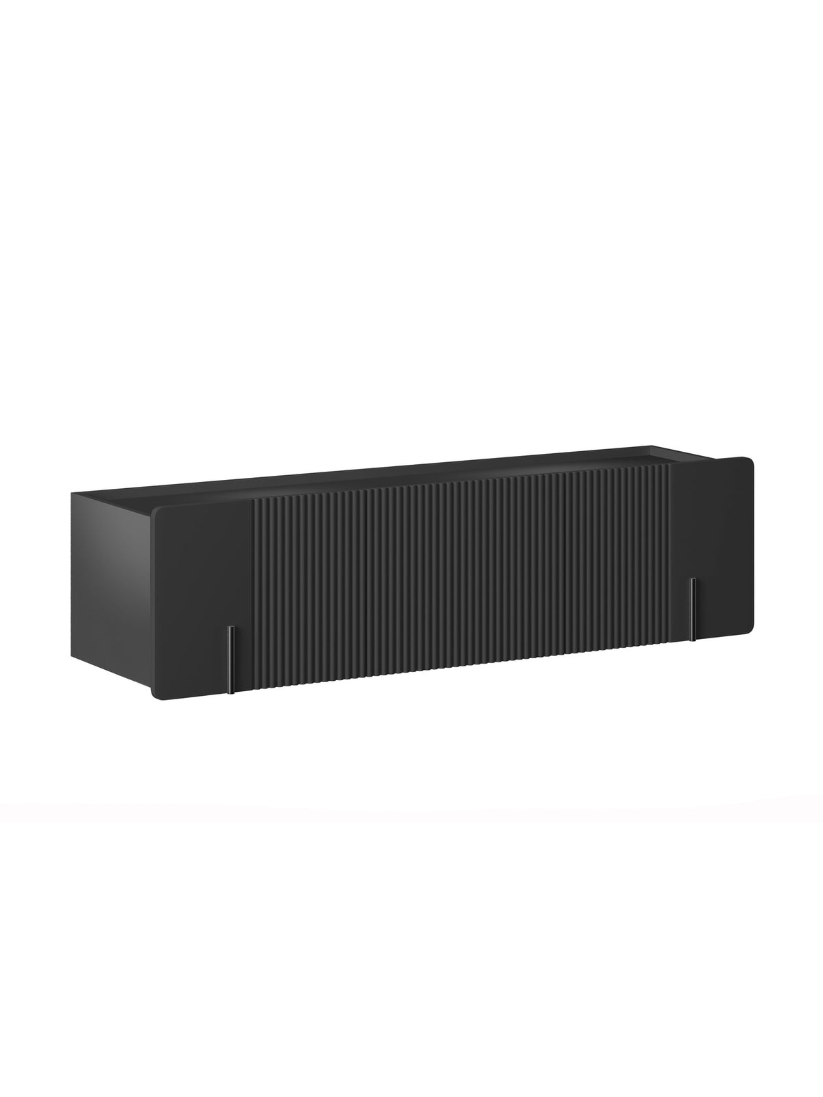 Dulap TV Malmi 150 cm suspendată - negru mat / negru