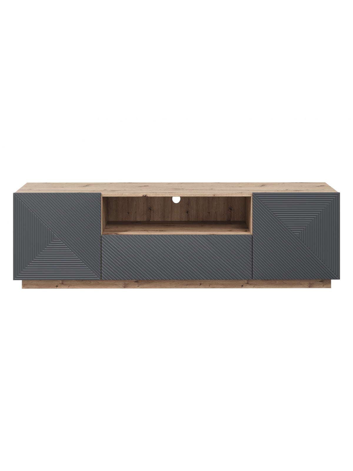 Dulap TV cu sertar Asha 167 cm - artisan / rivier stone mat