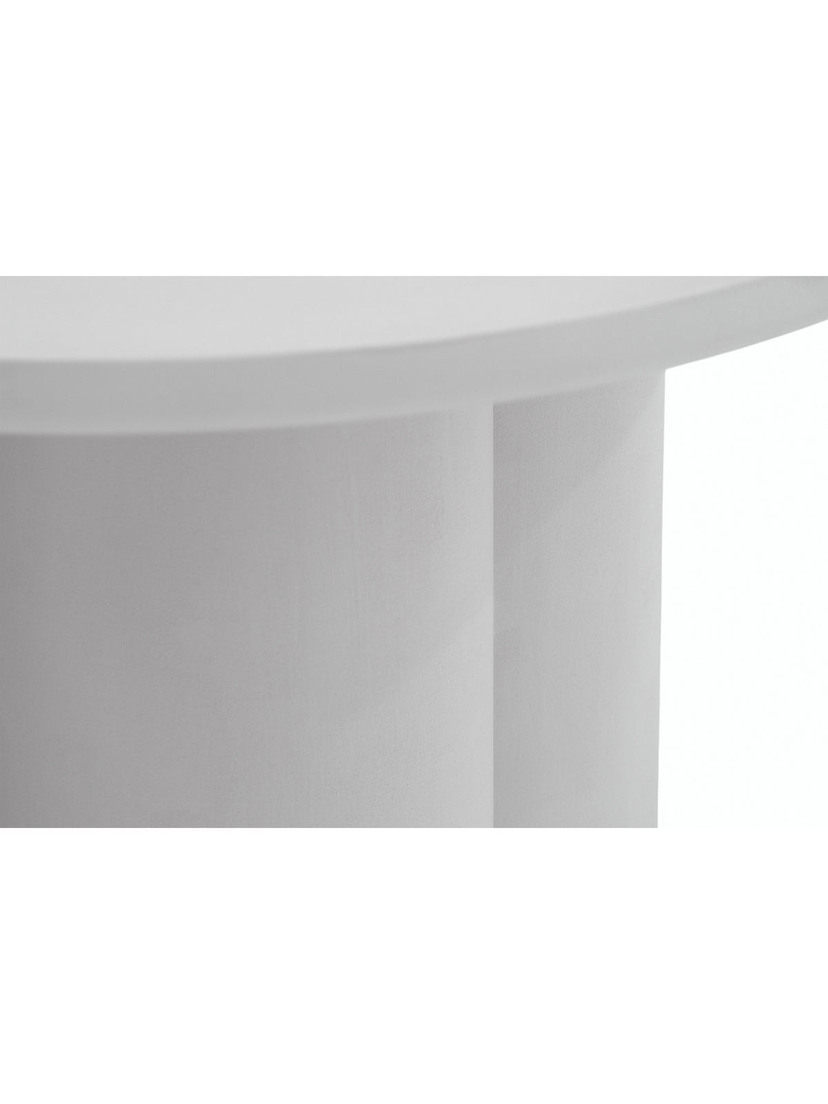 Set de măsuțe de cafea Clav 60 cm și Cylindus 80 cm gri deschis cu blat rotund